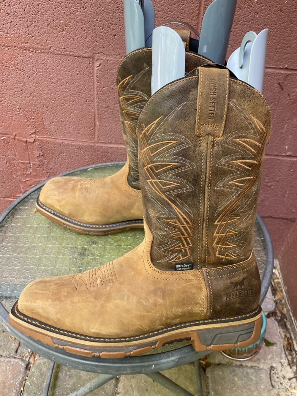 Irish Setter Marshall Waterproof Western Work Boots Size 9.5